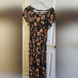 Perceptions floral dress size M